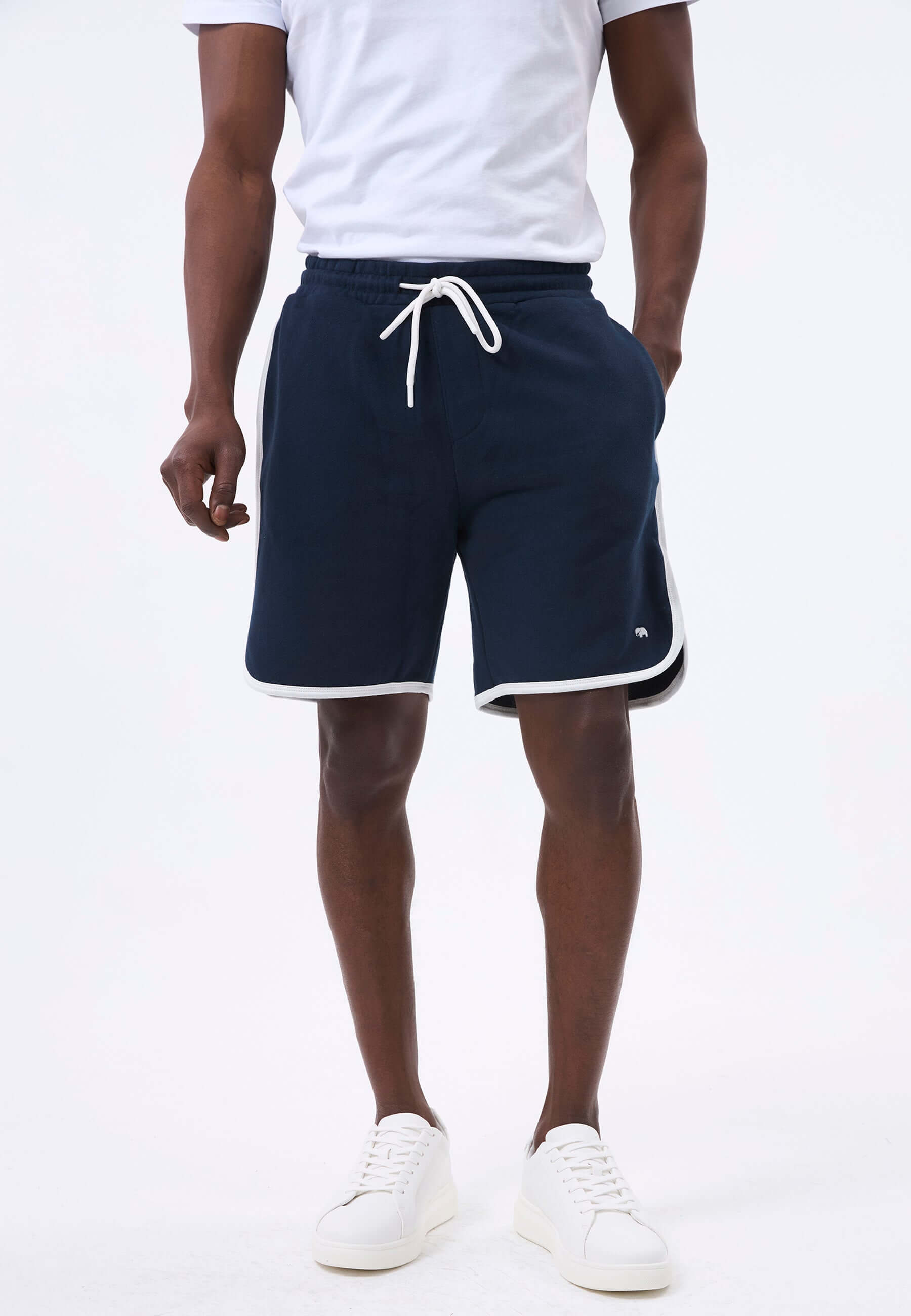Navy-Ecru