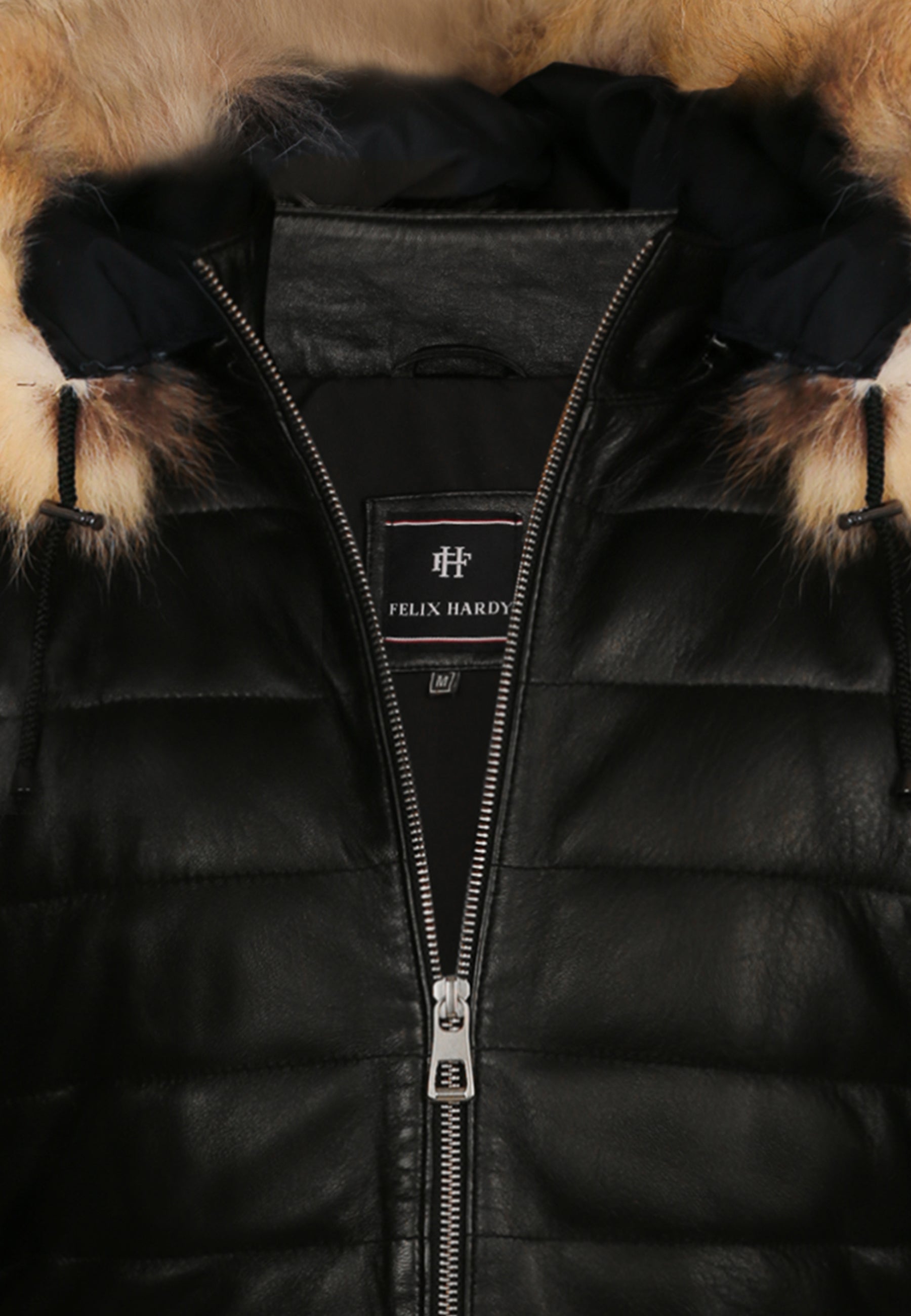 Full-Zip Leather Hooded Jacket – Felix Hardy