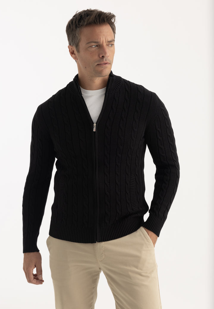 Men’s Cable Knit Cardigan