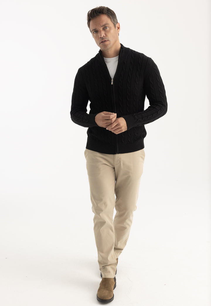 Men’s Cable Knit Cardigan