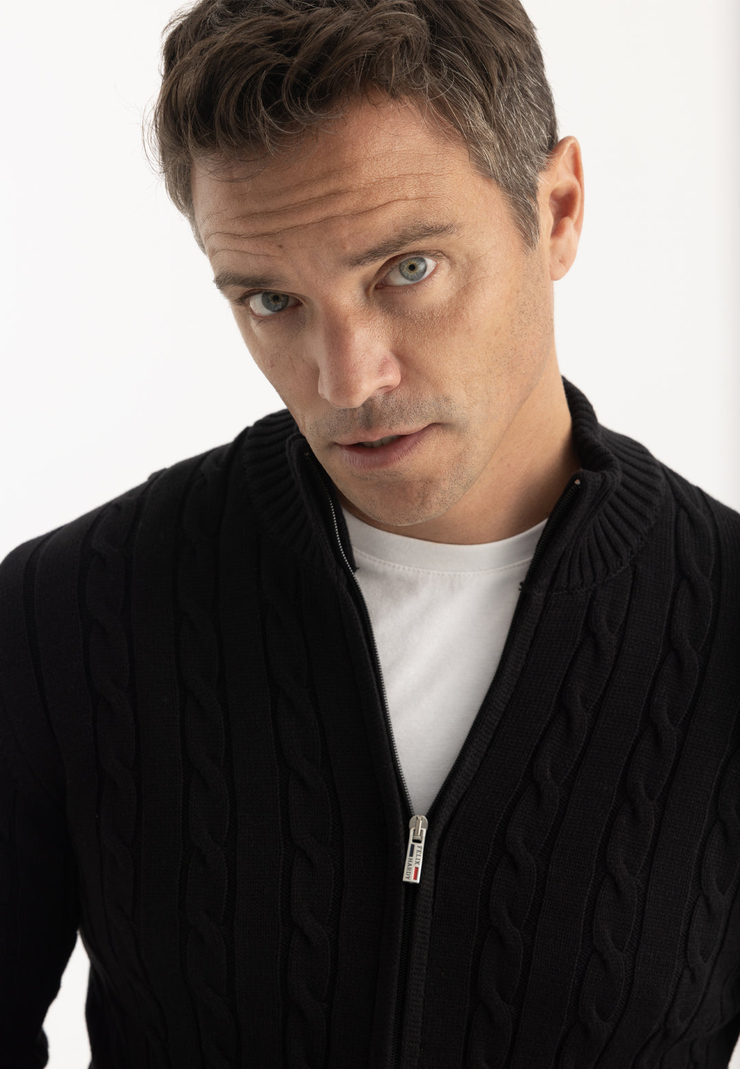 Men’s Cable Knit Cardigan