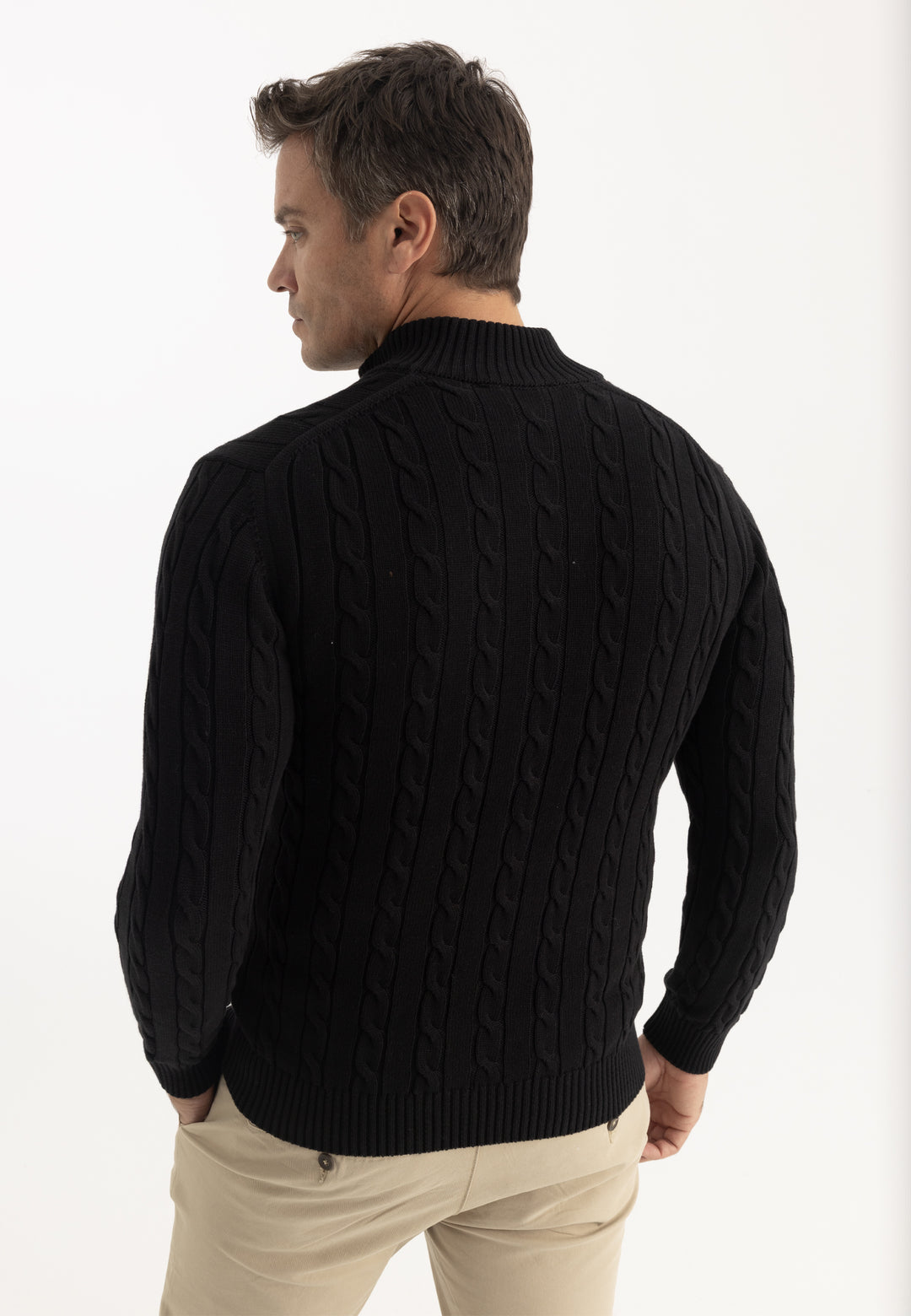 Men’s Cable Knit Cardigan