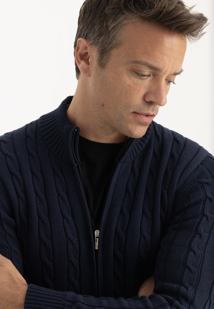 Men’s Cable Knit Cardigan