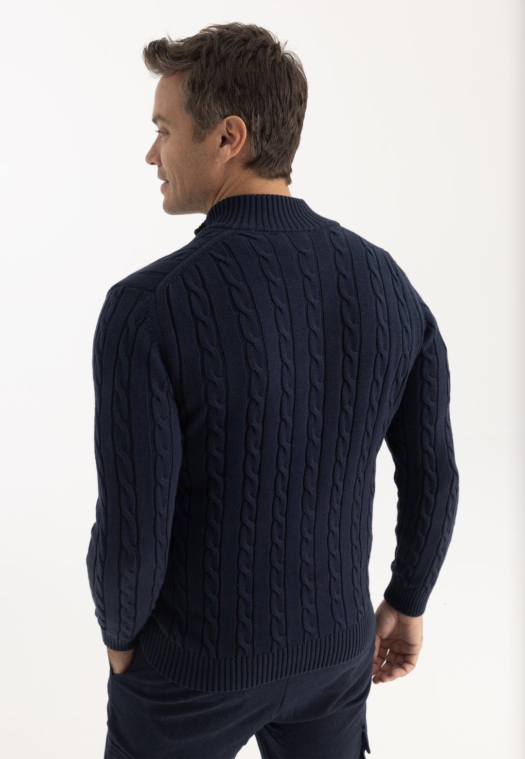 Men’s Cable Knit Cardigan
