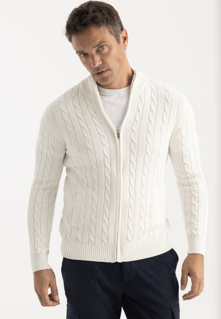 Men’s Cable Knit Cardigan