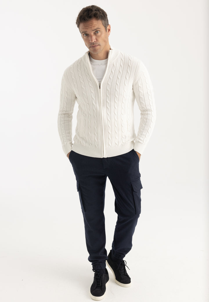 Men’s Cable Knit Cardigan