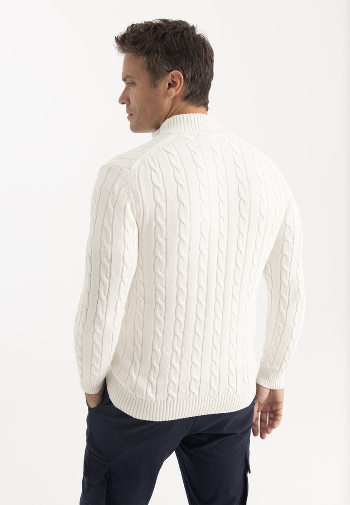 Men’s Cable Knit Cardigan