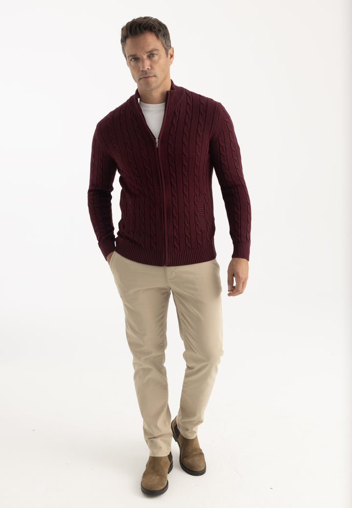Men’s Cable Knit Cardigan