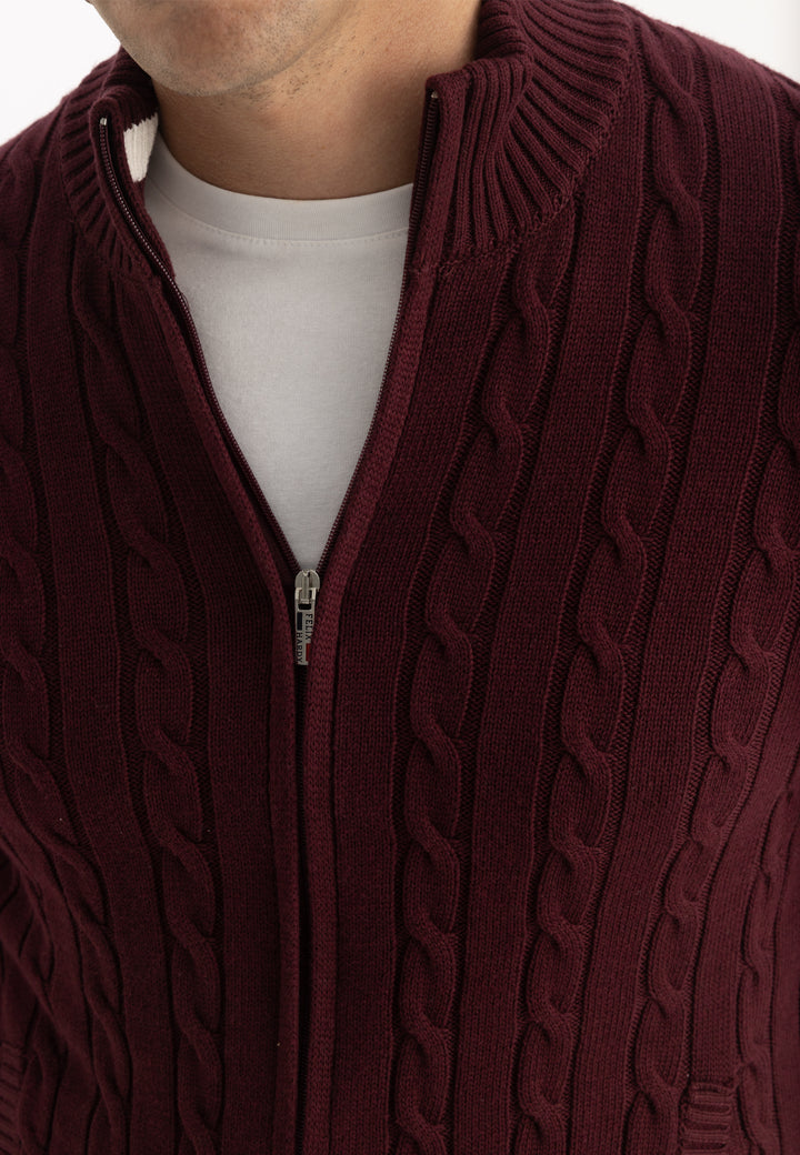 Men’s Cable Knit Cardigan