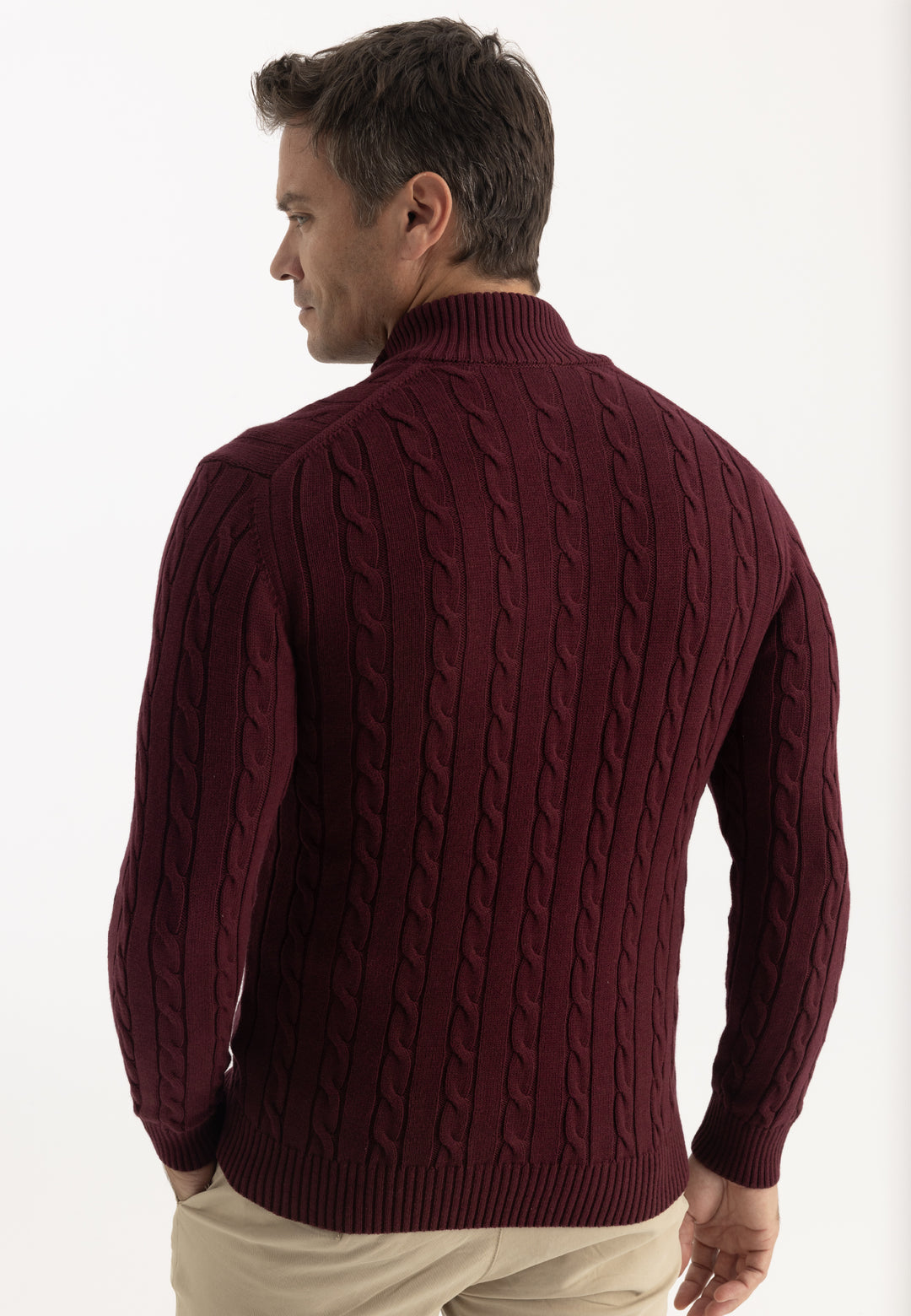 Men’s Cable Knit Cardigan