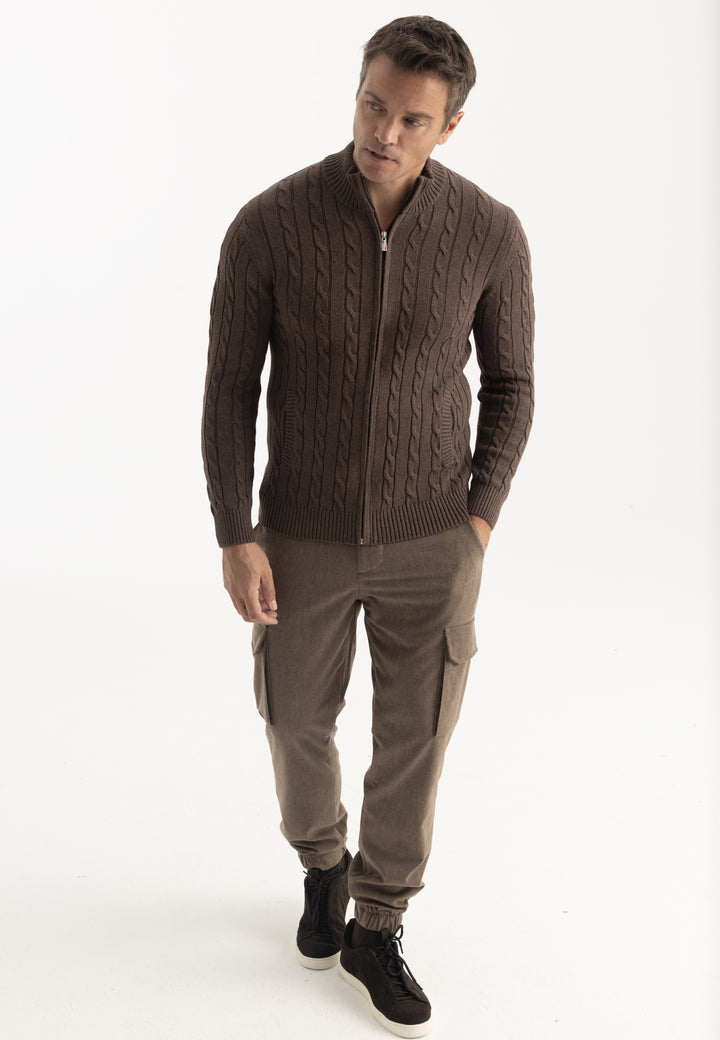 Men’s Cable Knit Cardigan