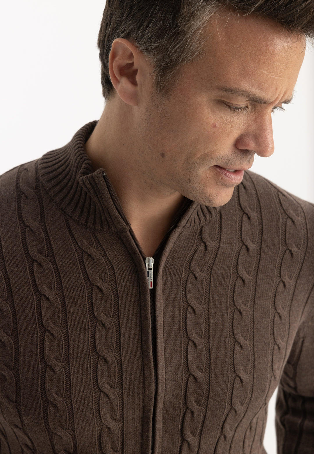 Men’s Cable Knit Cardigan