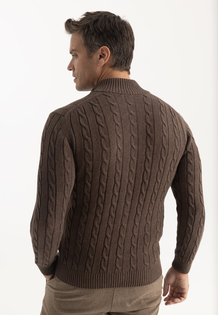 Men’s Cable Knit Cardigan