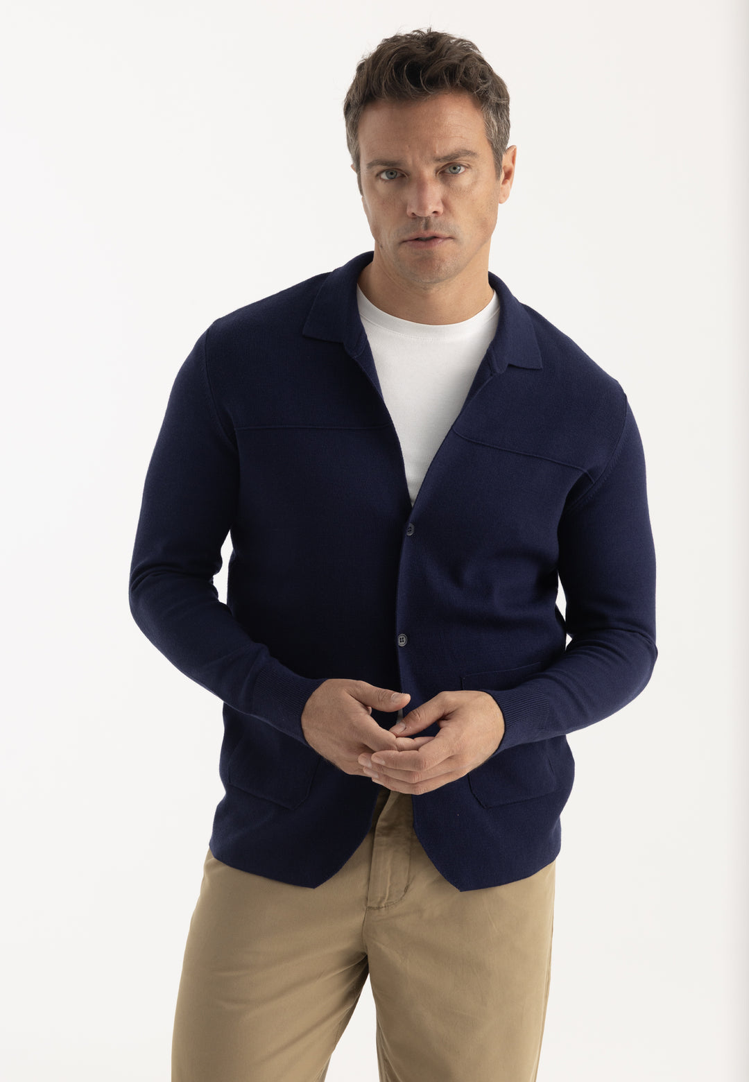 Men’s Knitted Blazer Cardigan