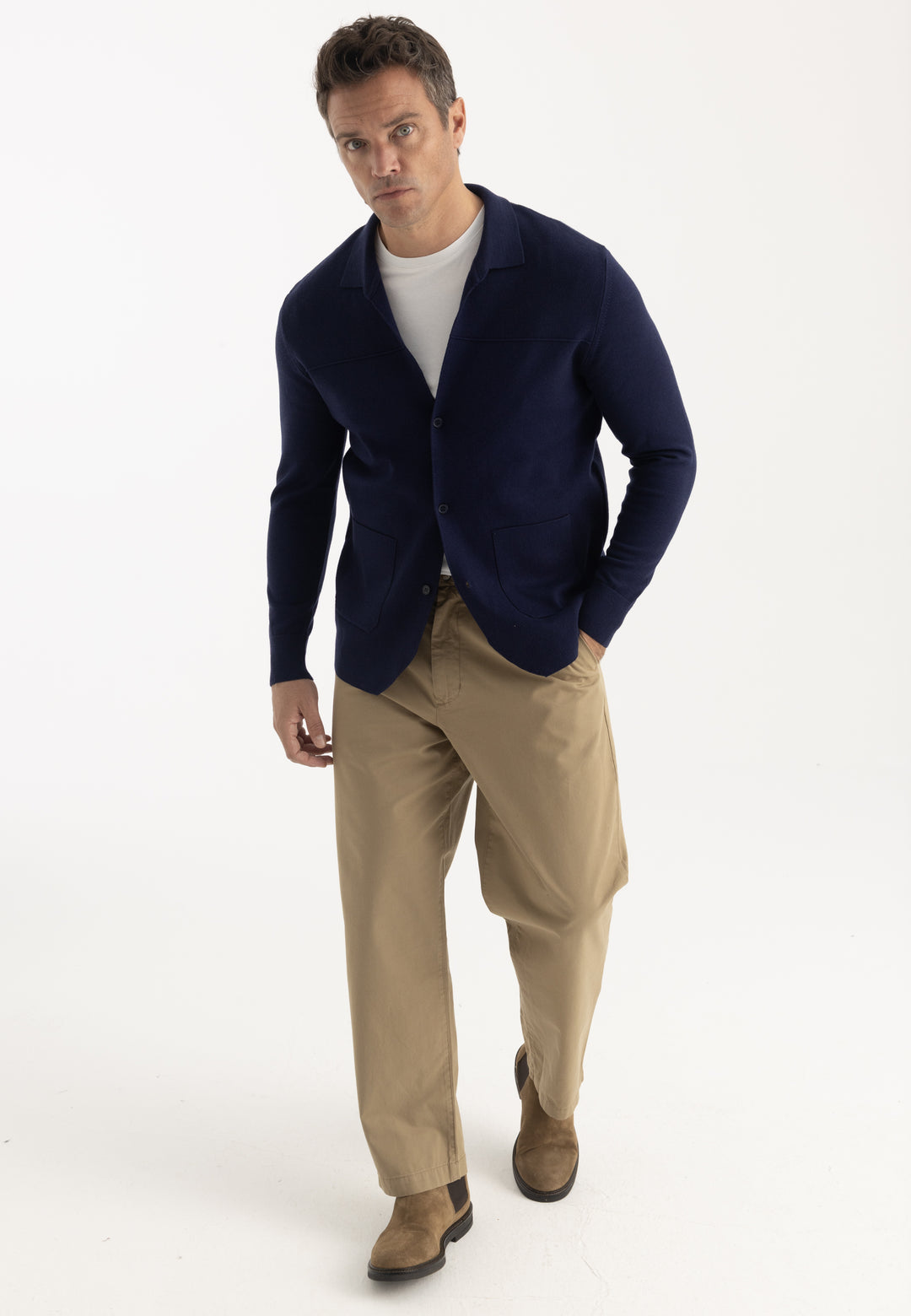 Men’s Knitted Blazer Cardigan