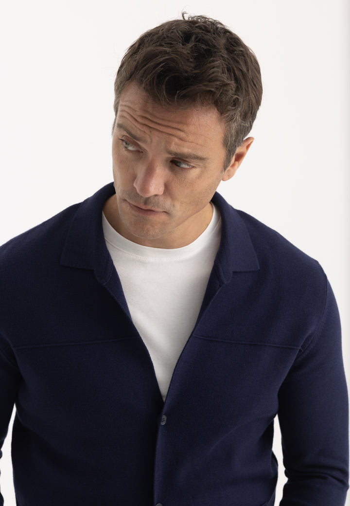 Men’s Knitted Blazer Cardigan