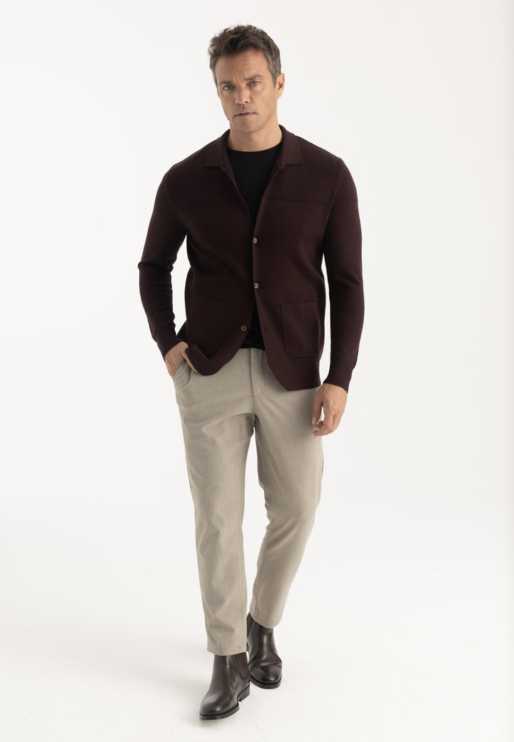 Men’s Knitted Blazer Cardigan