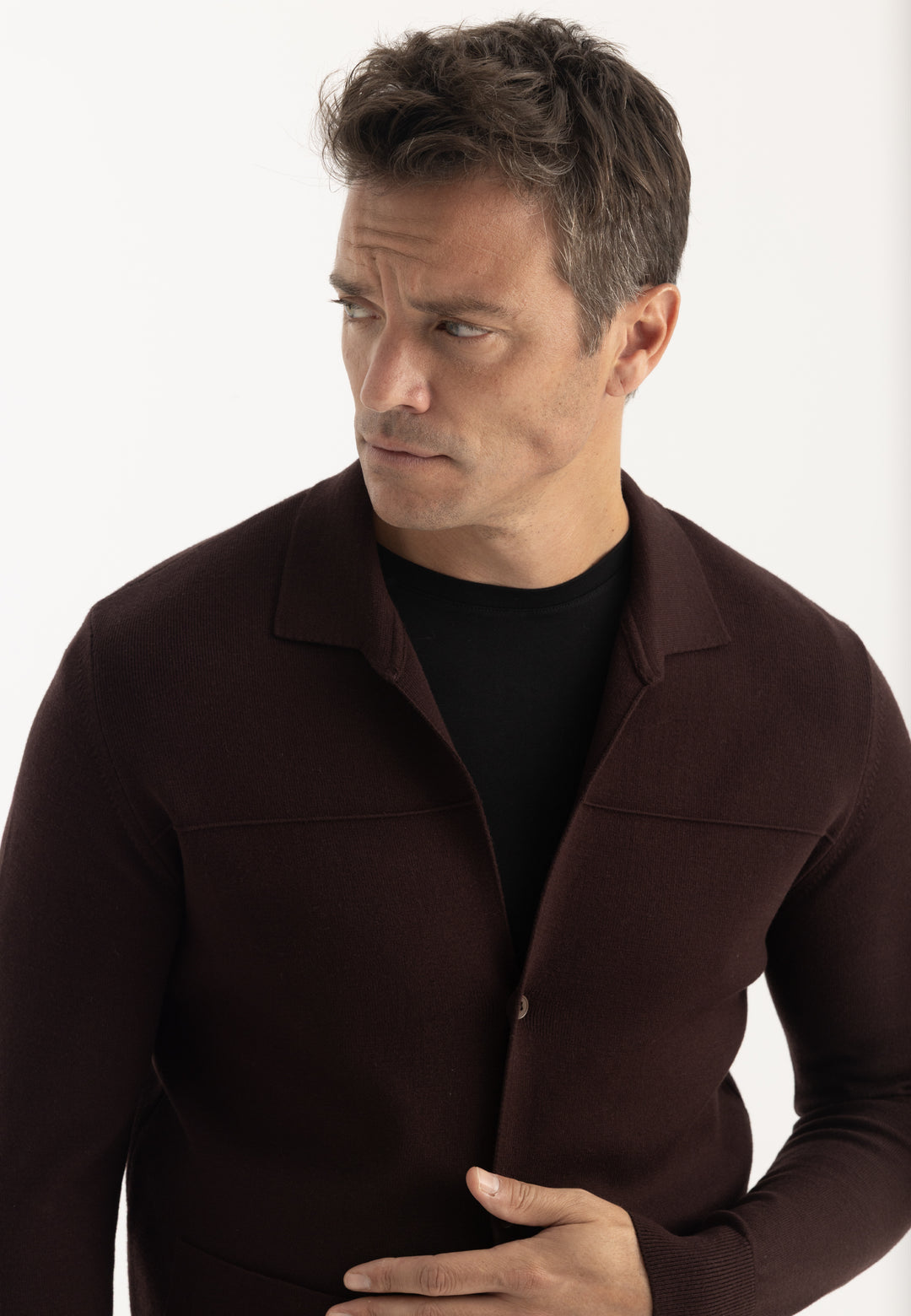Men’s Knitted Blazer Cardigan