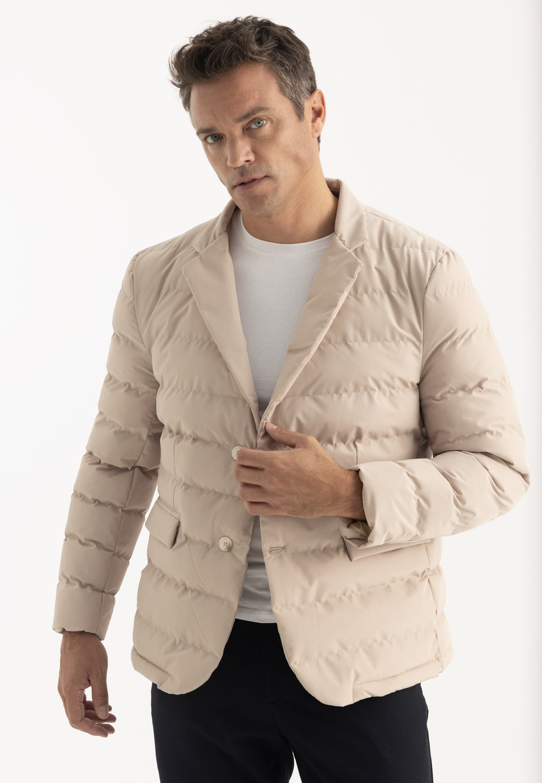 Men’s Puffer Blazer Jacket