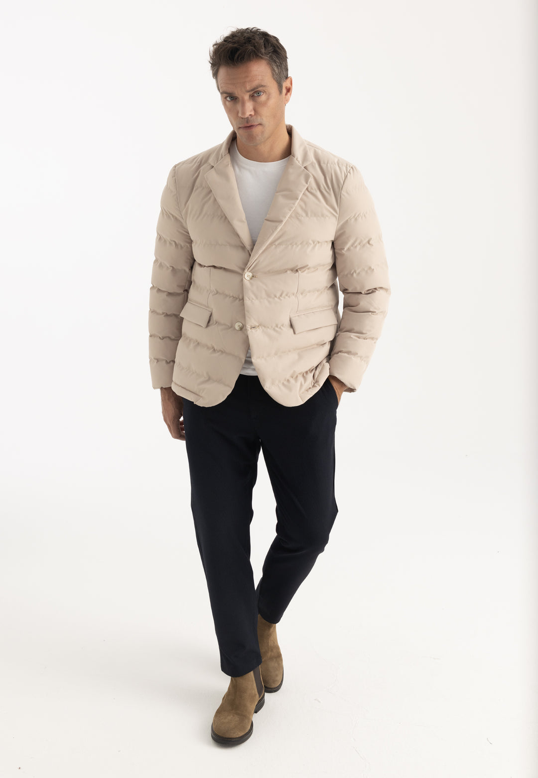Men’s Puffer Blazer Jacket