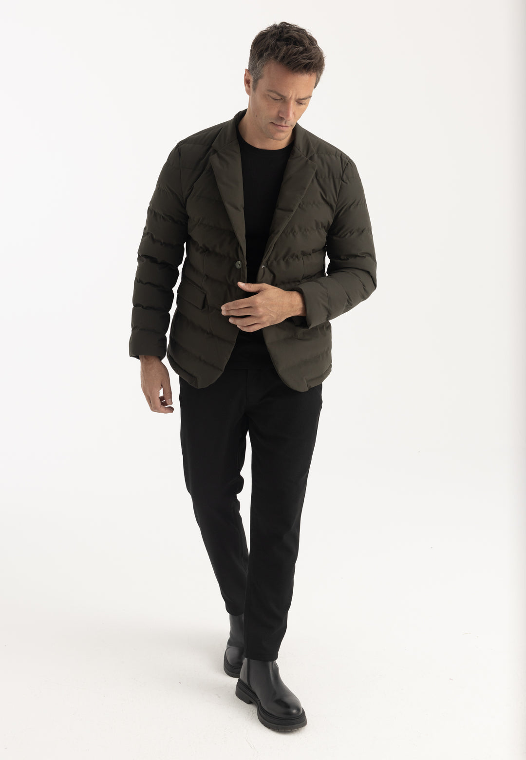 Men’s Puffer Blazer Jacket