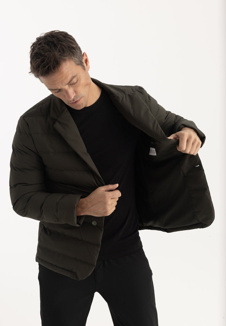 Men’s Puffer Blazer Jacket