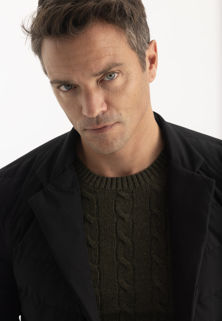Men’s Puffer Blazer Jacket