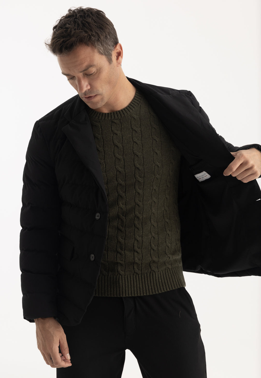 Men’s Puffer Blazer Jacket