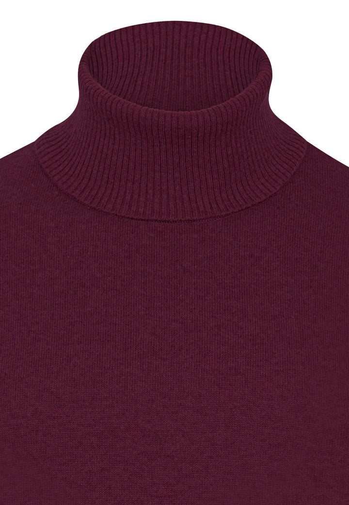 Turtleneck Long Sleeve Pullover – Black