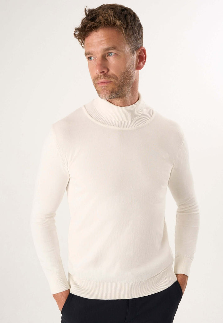 Turtleneck Long Sleeve Pullover – Black