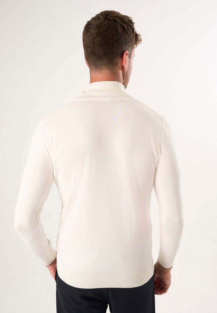 Turtleneck Long Sleeve Pullover – Black