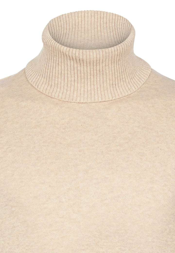 Turtleneck Long Sleeve Pullover – Black