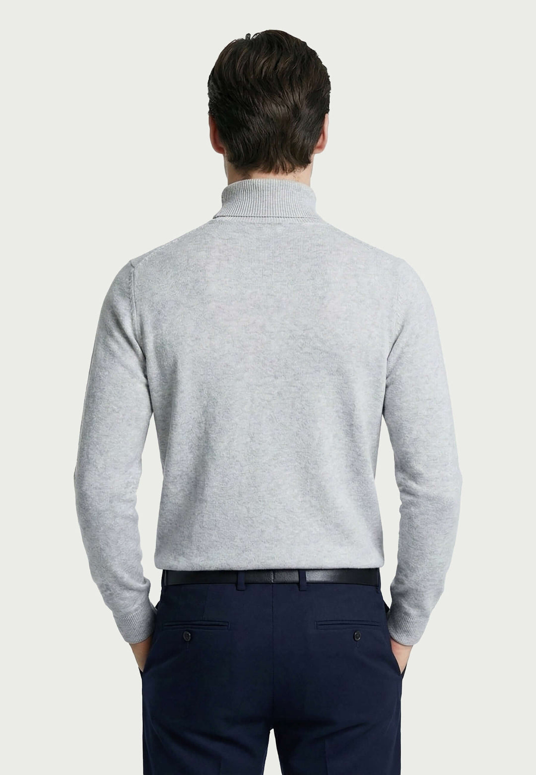 Turtleneck Long Sleeve Pullover – Black