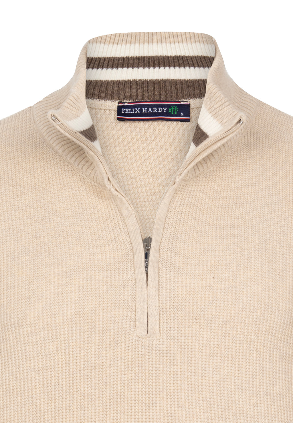 High Neck Half Zipper Long Sleeve Pullover