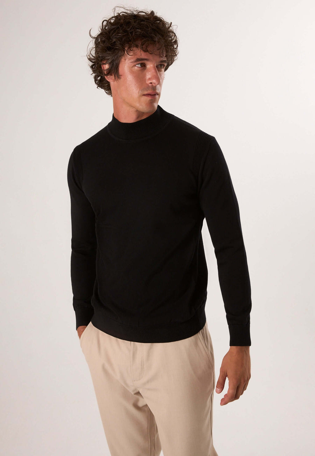Half Turtleneck Long Sleeve Pullover