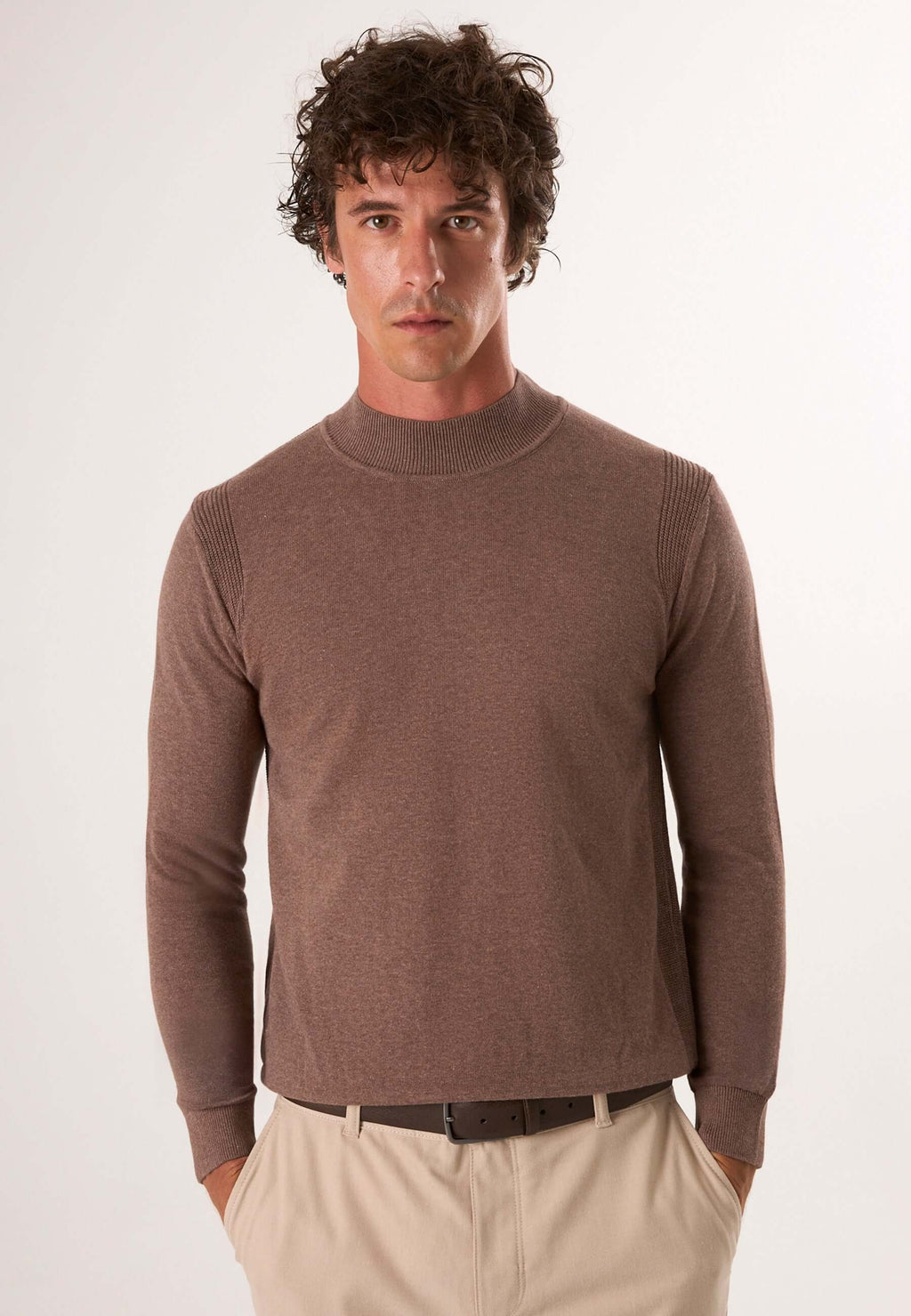 Half Turtleneck Long Sleeve Pullover