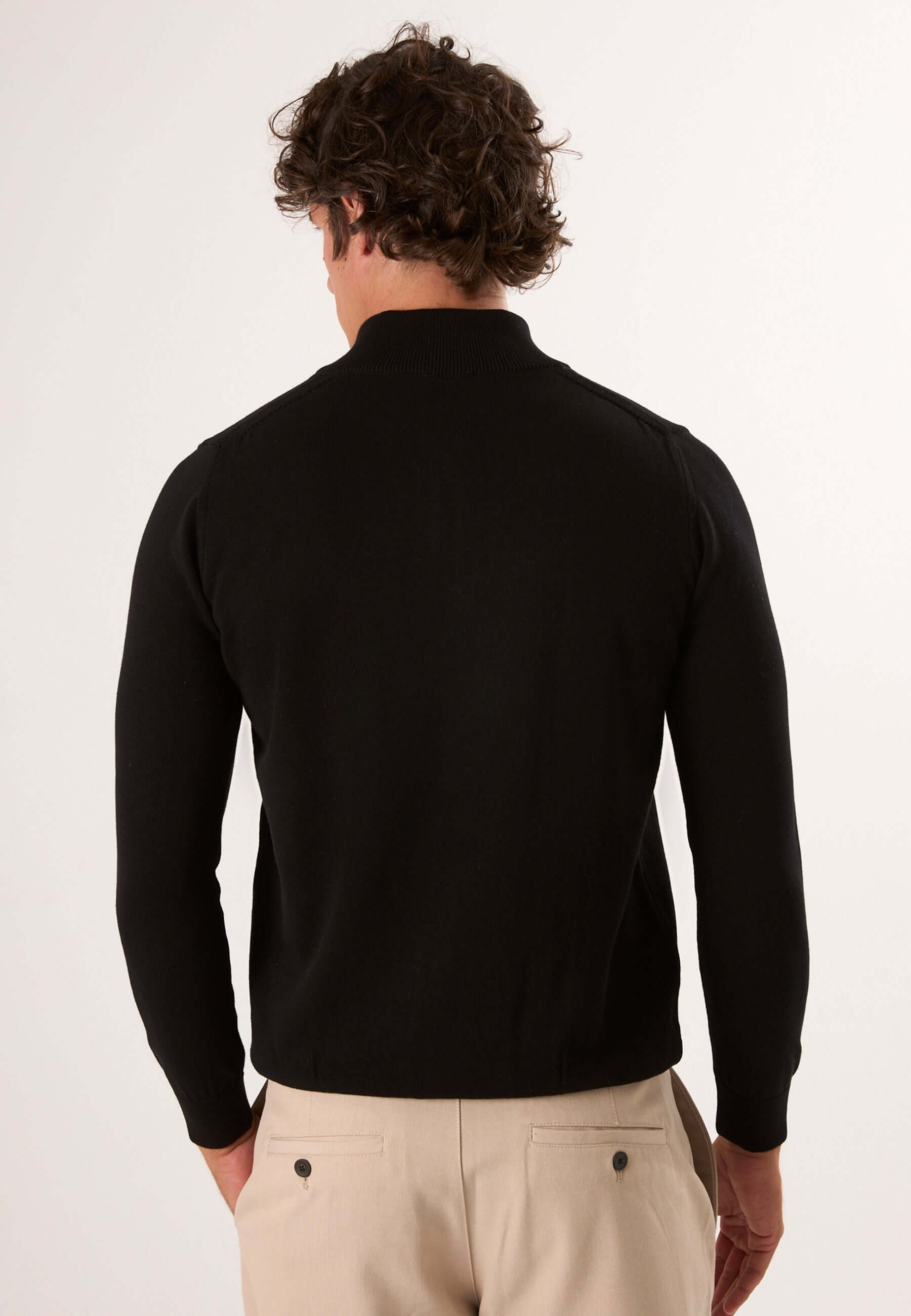Half Zip Knit Sweater | Modern Everyday Knitwear – Felix Hardy