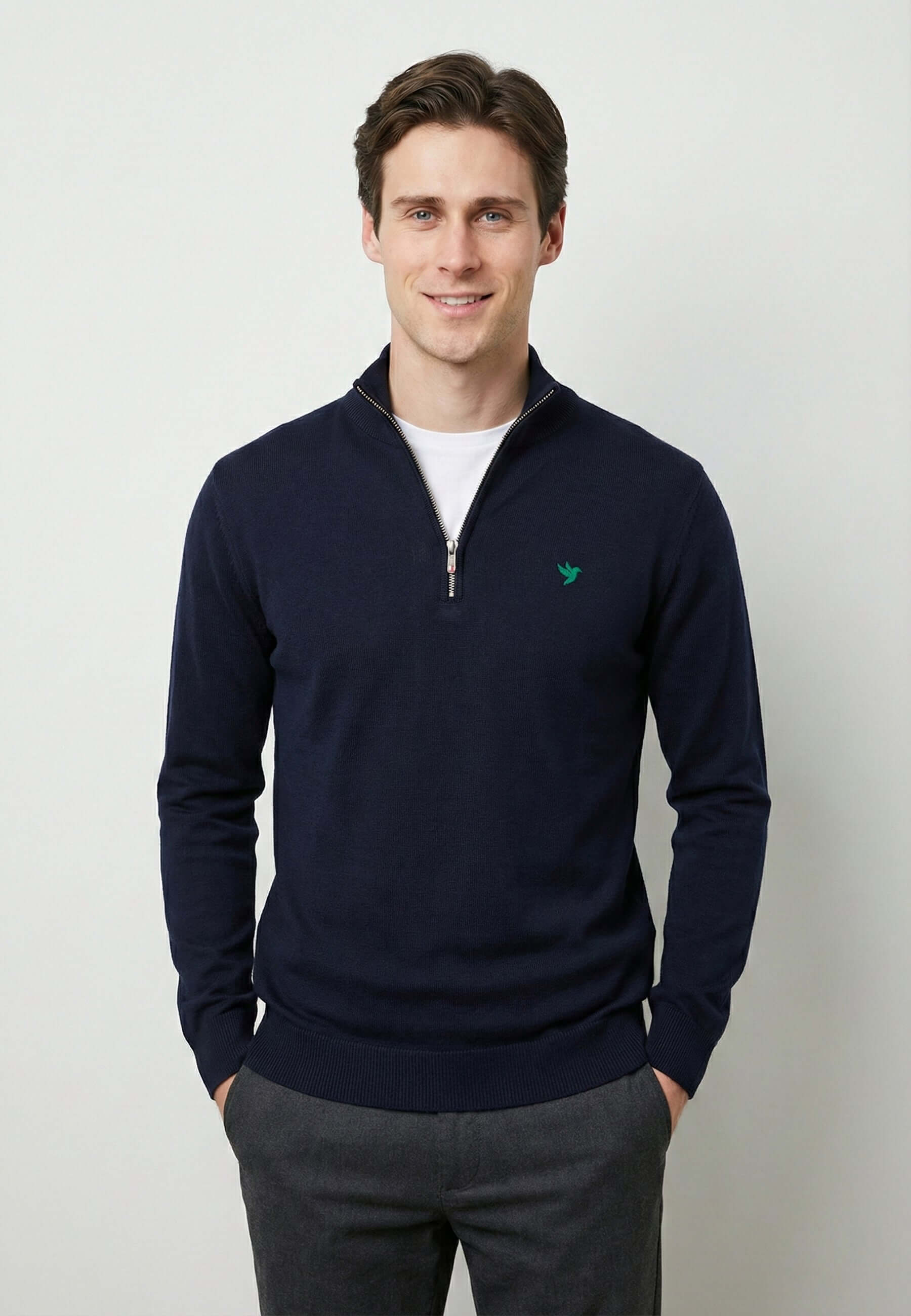 Half-Zipper Long Sleeve Pullover
