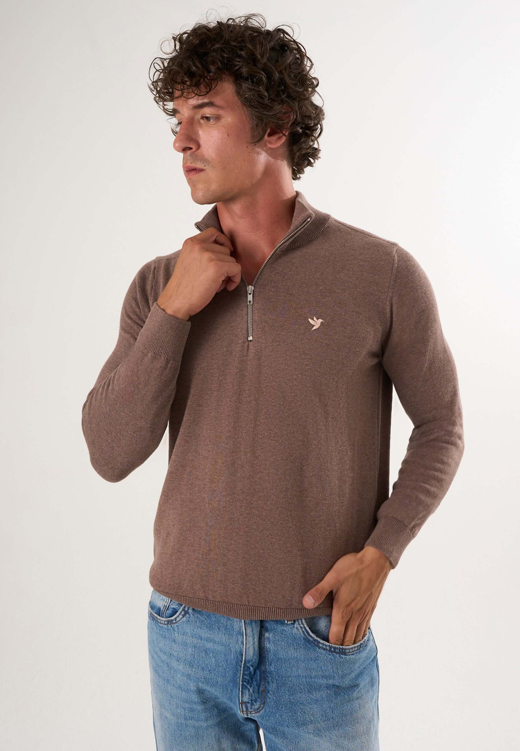 Half-Zipper Long Sleeve Pullover