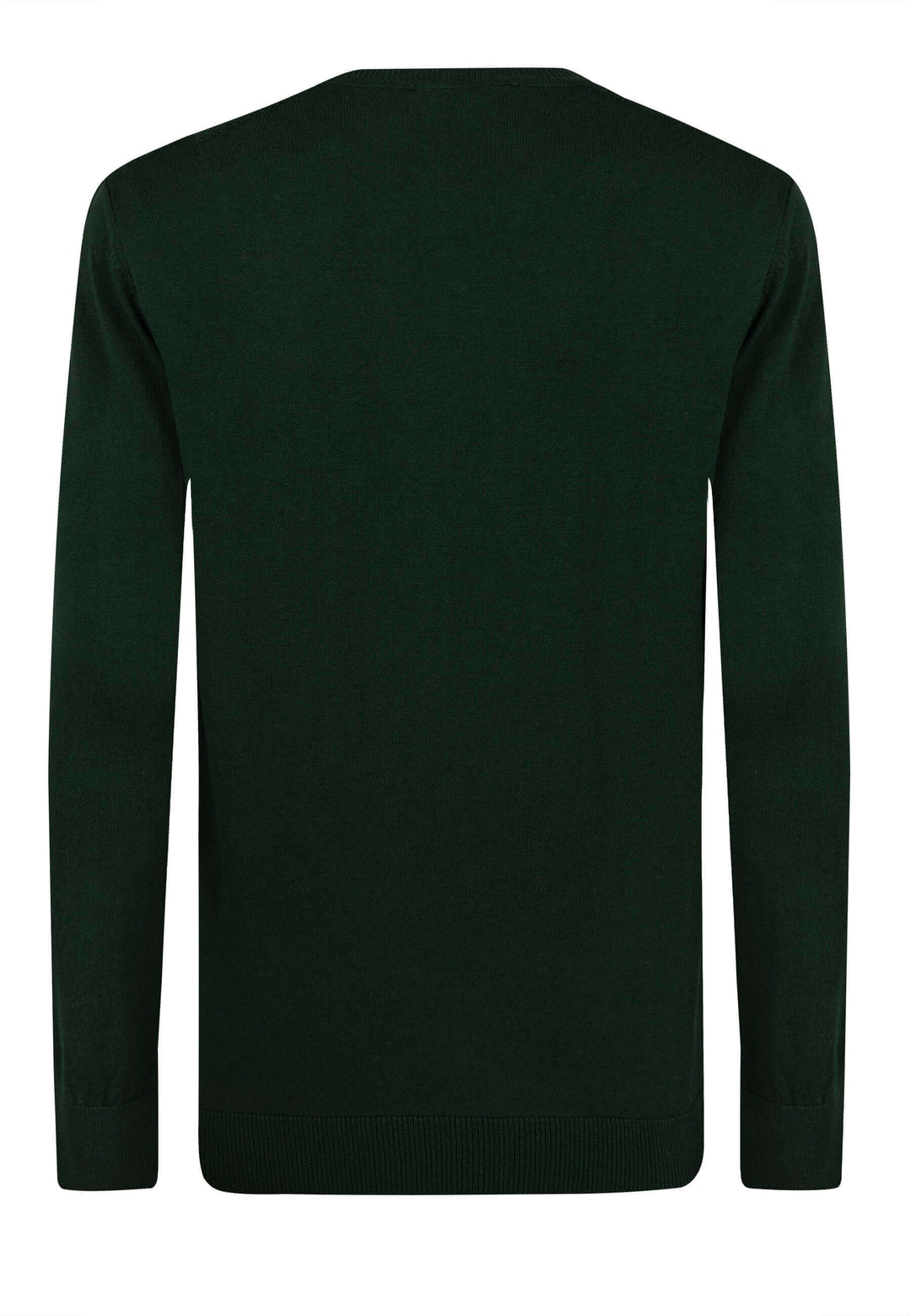 V-Neck Long Sleeve Pullover - Green