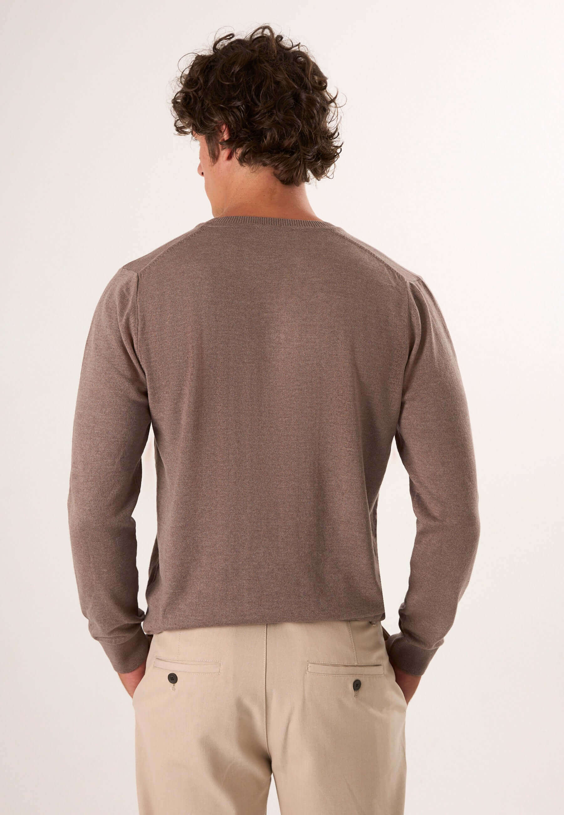 V-Neck Long Sleeve Pullover