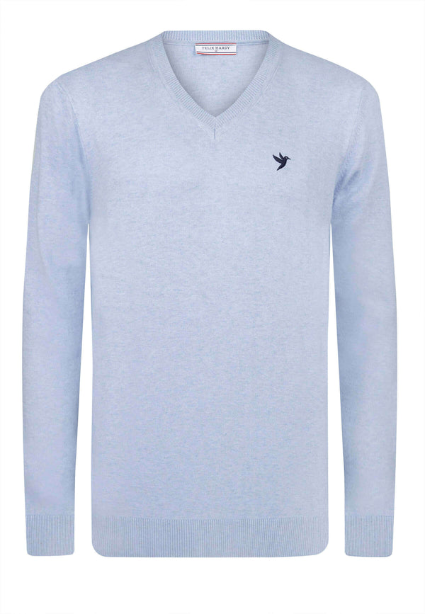 V-Neck Long Sleeve Pullover