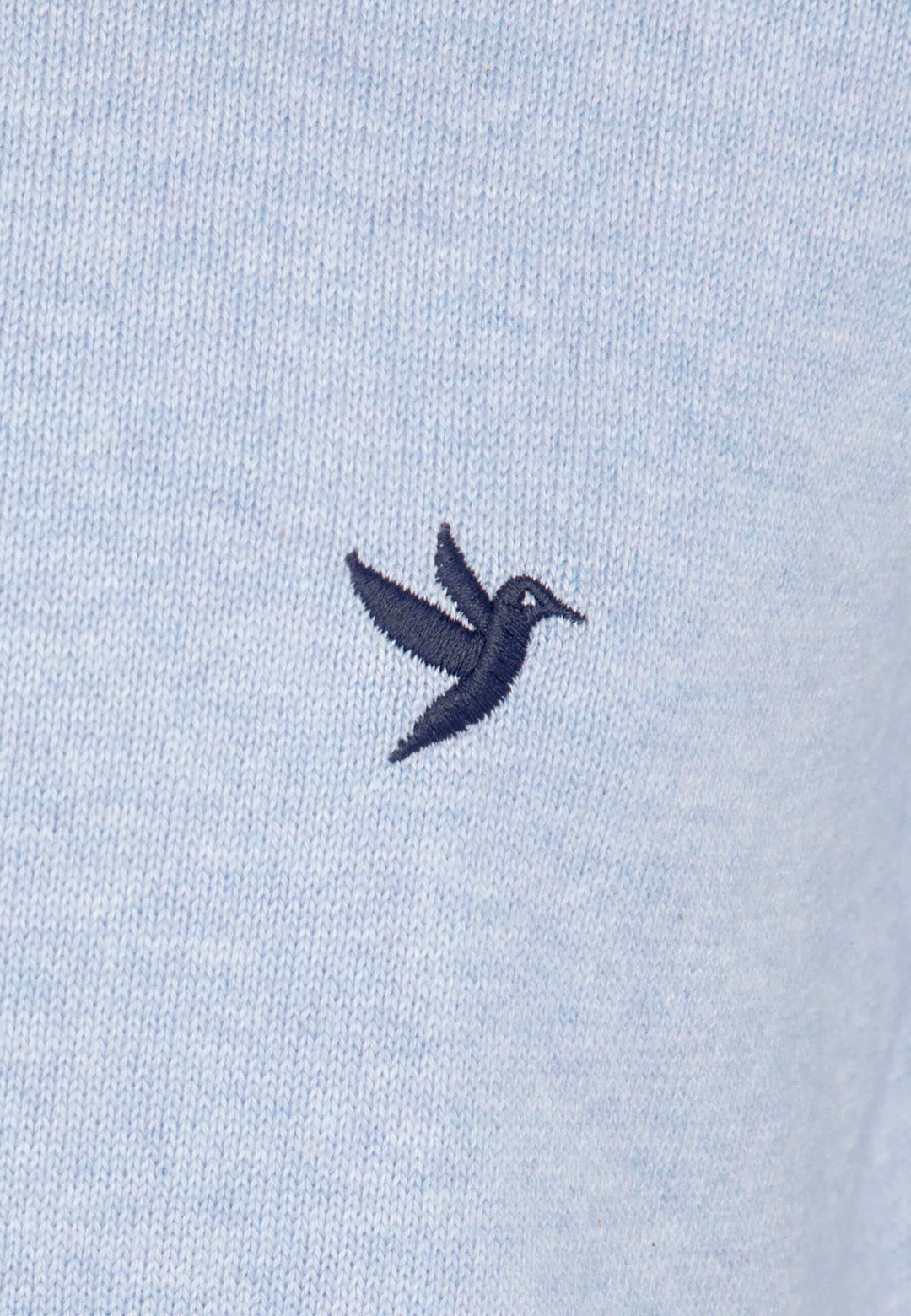 V-Neck Long Sleeve Pullover - Blue