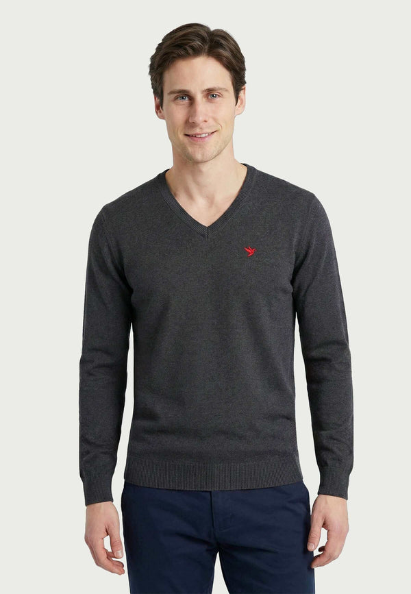 V-Neck Long Sleeve Pullover