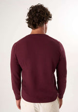 V-kaelusega pikkade varrukatega pullover – bordoo