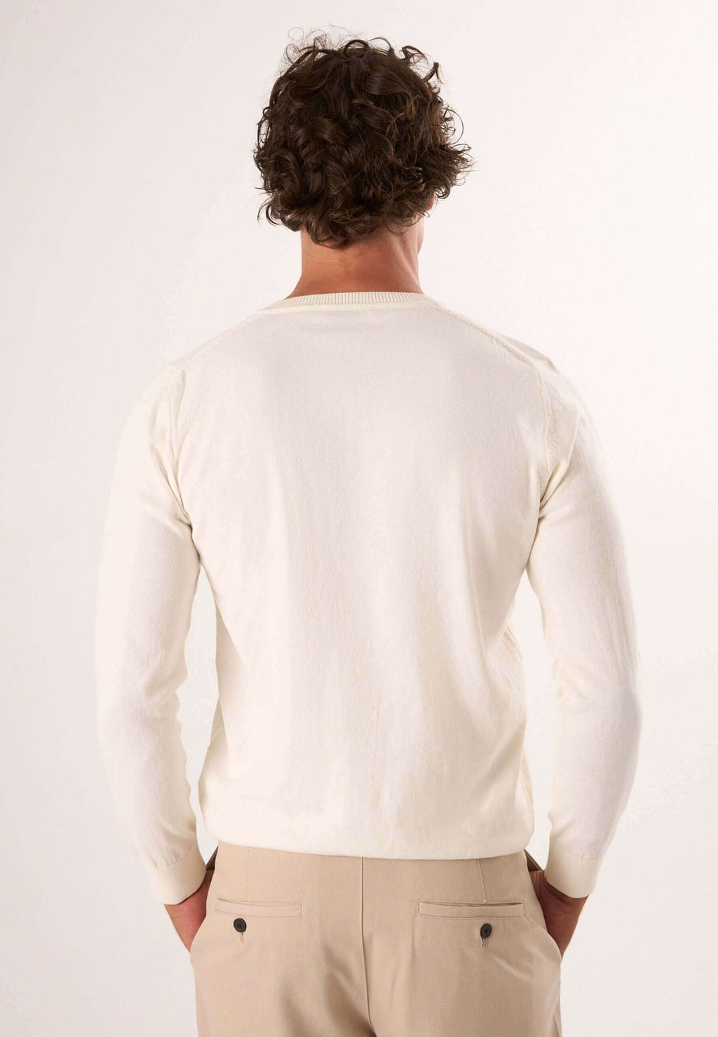 V-Neck Long Sleeve Pullover