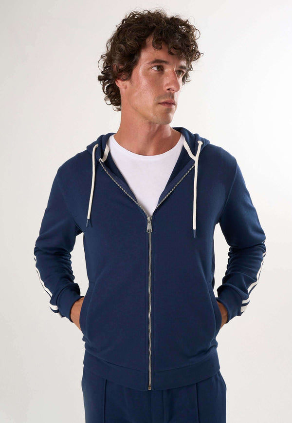 Full-Zipper Long Sleeve Hoodie