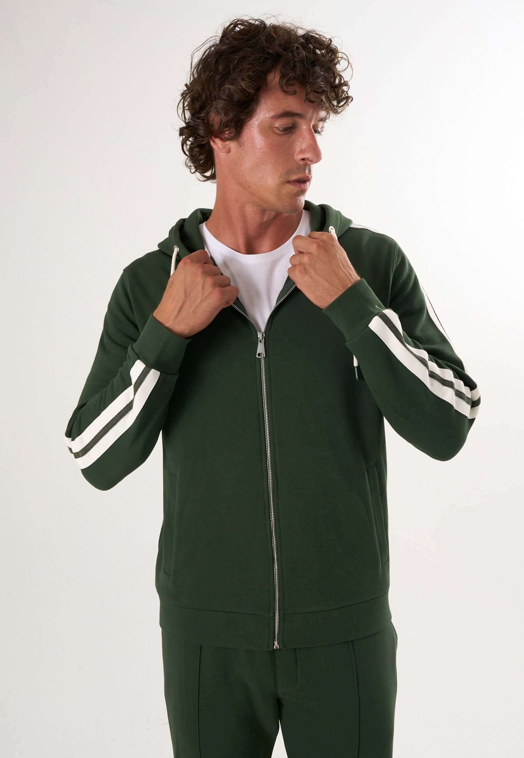 Full-Zipper Long Sleeve Hoodie