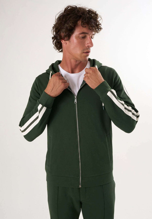 Full-Zipper Long Sleeve Hoodie
