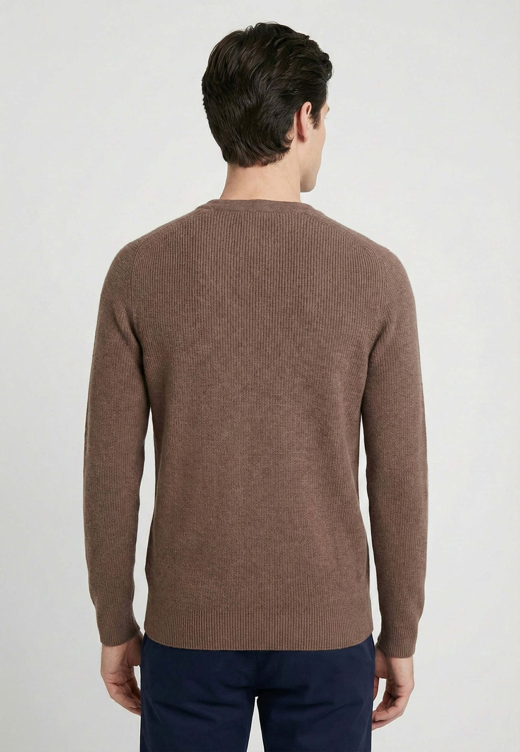 Crew Neck Buttoned Pullover